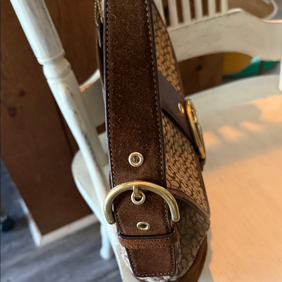 Coach Tan and Brown Shoulder BagY2K - Picture 6 of 15